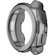 Etui TPU Case do Garmin Instinct, Przezroczyste Czarne