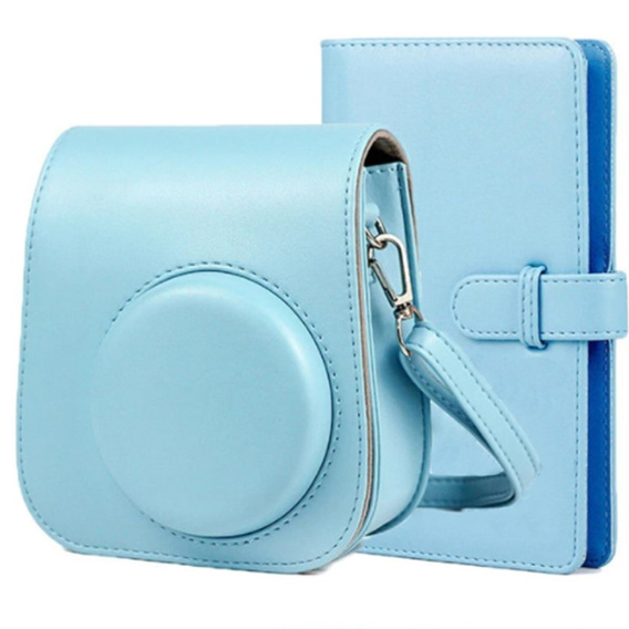 Etui, album, ramki do Fujifilm Instax Mini 11 / 9 / 8, 7w1, niebieskie