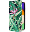 Etui Wallet do Samsung Galaxy A72 5G / A72 LTE, Tropical Flower