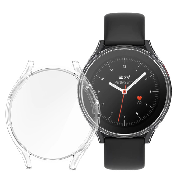 Etui TPU Frame do Samsung Galaxy Watch4 44mm, Transparent