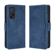Etui z klapką do Xiaomi Mi 10T 5G/10T Pro 5G, Card Slot, niebieskie