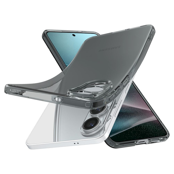Etui Spigen do Samsung Galaxy S25 Edge, Liquid Crystal, Space crystal + Szkło hartowane