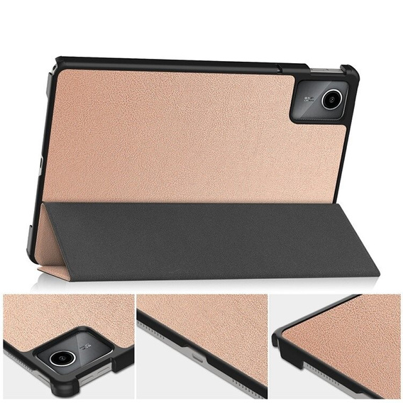 Etui do Lenovo Tab M11, Smartcase, różowe rose gold