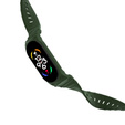 Pasek Silikonowy do Xiaomi Mi Band 5/6/7/7 NFC, Zielony