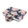 Etui Pokrowiec Torba Do Laptopa 13 14 cail / Macbook Air Pro M1 M2 M3 M4, Niebieska w kwiaty