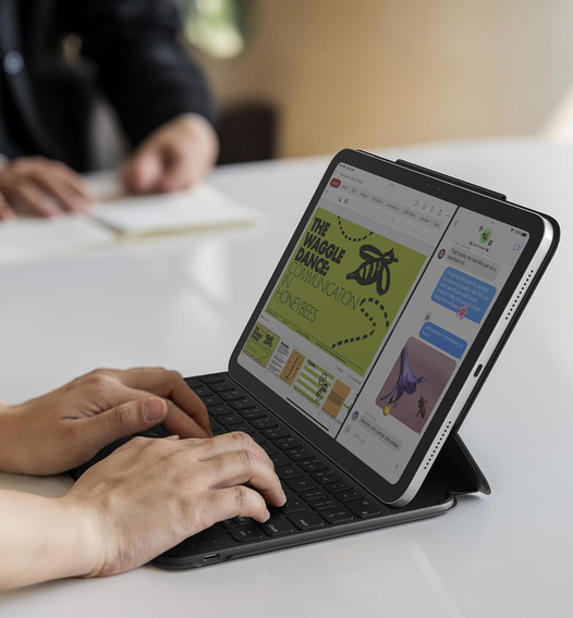 Etui z klawiaturą do iPad 11" 2025 A16 (11 gen.) / iPad 10.9" 2022 (10 gen.), Dexnor Magnetic Keyboard Touchpad, czarne
