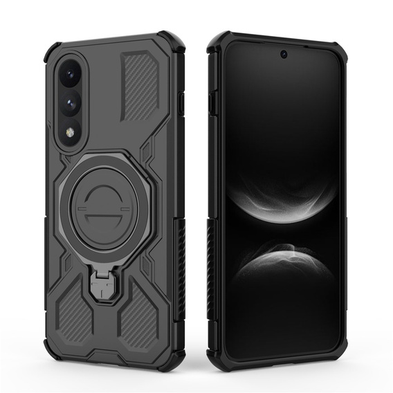 Magnetyczne etui do OnePlus Nord 5 z podstawką - czarne