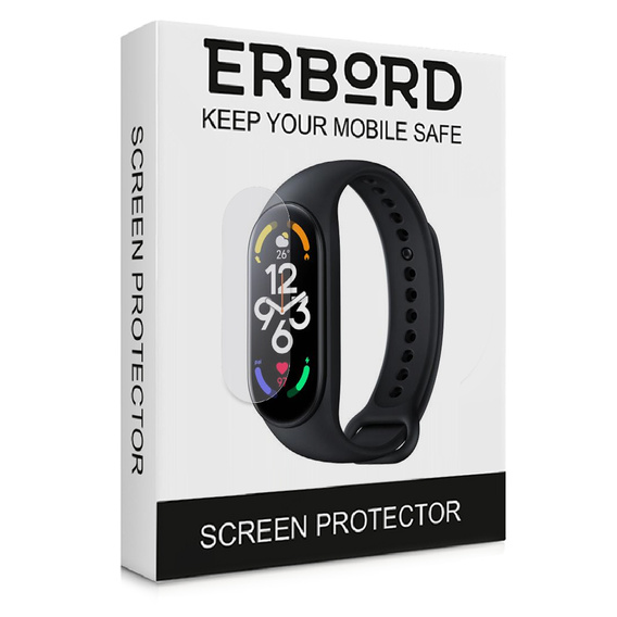 3x Folia Hydrożelowa ERBORD do Xiaomi Mi Band 5