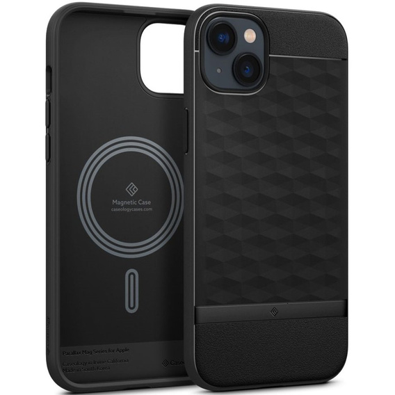 Etui Caseology do iPhone 14 Plus, Parallax MagSafe, Matte Black