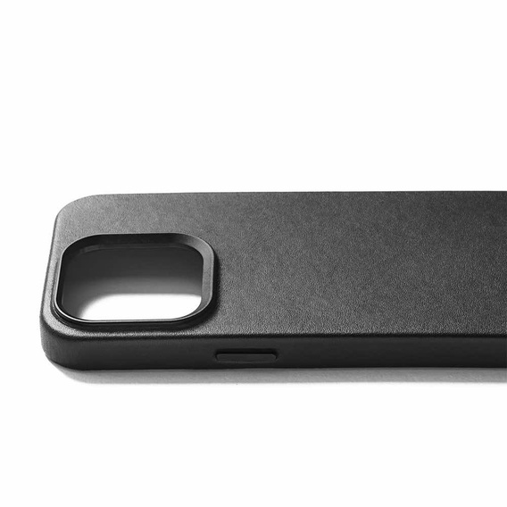 Etui Mujjo Skórzane do iPhone 15 Pro Max, MagSafe, Czarne