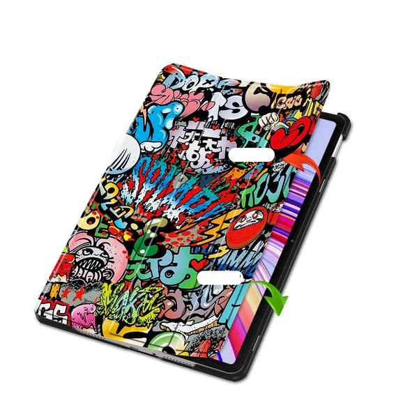 Etui do Xiaomi Redmi Pad Pro, Smartcase, graffiti