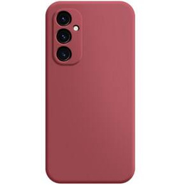 Etui do Samsung Galaxy A25, Silicone Lite, czerwone + szkło 9H