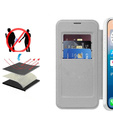 Etui z klapką do iPhone 17 Pro Max, RFID Wallet MagSafe z ochroną aparatu, tytanowe szare