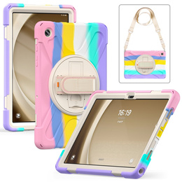 Etui do Samsung Galaxy Tab A9+ X210 / X215 / X216B, Pancerne obrotowe 360, Kolorowe