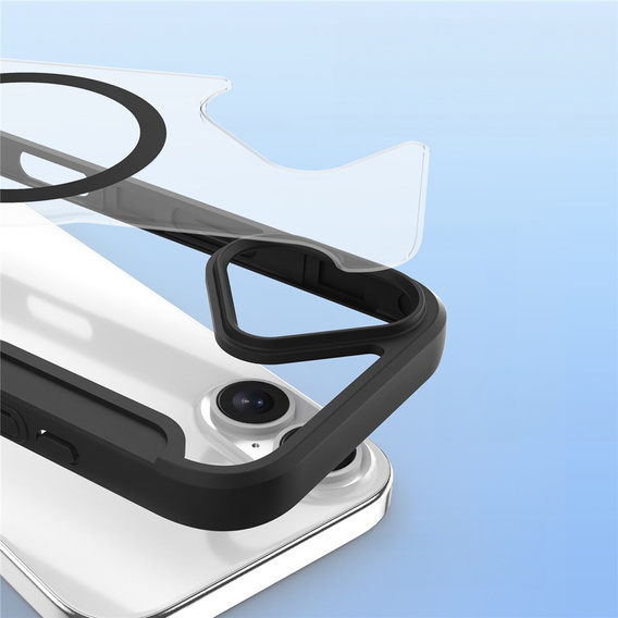 Etui z klapką Dux Ducis do iPhone 17, Skin X Pro, do MagSafe, czarne