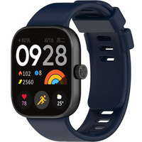 Pasek Silikonowy do Xiaomi Redmi Watch 4 / Xiaomi Smart Band 8 Pro / Xiaomi Smart Band 9 Pro, Granatowy