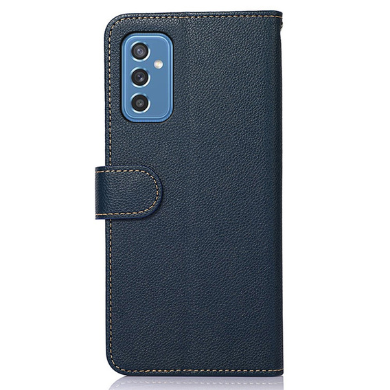 Etui Wallet do Samsung Galaxy M52 5G, KHAZNEH RFID, Dual Color, Blue / Brown
