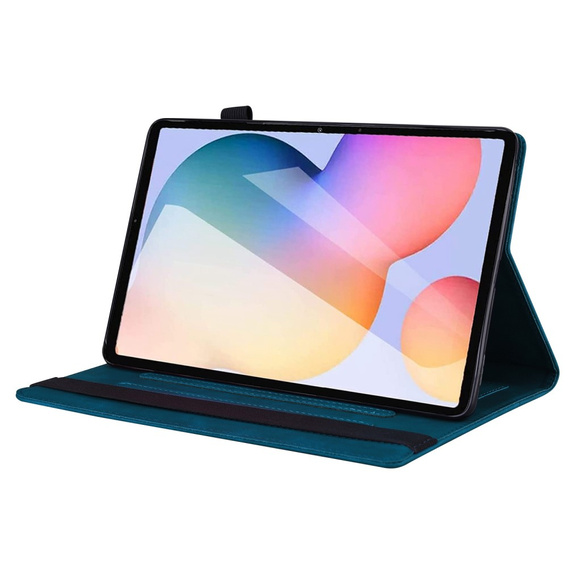 Etui do Samsung Galaxy Tab S6 Lite, Classic, z miejscem na rysik, niebieskie