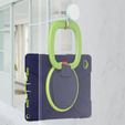 Etui do Samsung Galaxy Tab A8 10.5 SM-X200 SM-X205, Pancerne, Niebieskie Zielone