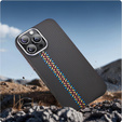 Etui do iPhone 13 Pro Max, Carbon Fiber MagSafe, czarne
