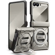 Etui do Samsung Galaxy Z Flip7 FE / Z Flip6, Tongate MECH Magsafe, tytanowe szare