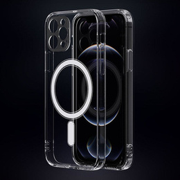 Etui Clear Mag Cover do iPhone 14 Pro, Transparent + Szkło 9H
