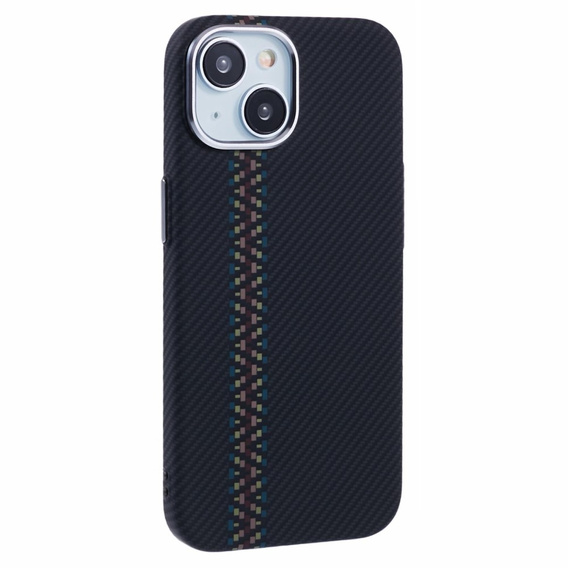 Etui do iPhone 14, Carbon Fiber MagSafe, czarne