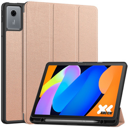 Etui do Lenovo Idea Tab 11" 2025 TB336FU TB336ZU, Smartcase z miejscem na rysik, różowe rose gold