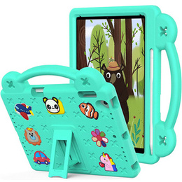 Etui do iPad 9.7" 2018/2017 (6/5 gen.) / Pro 9.7" 2016, Cute Patterns, z podstawką, Zielone