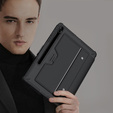 Etui z klawiaturą do Galaxy Tab S8+ / Tab S7 +/ Tab S7 FE, NILLKIN Bumper Pen Slot, czarne