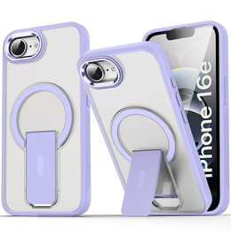 Etui do Iphone 16E, Kickstand Matt Case, do MagSafe, fioletowe