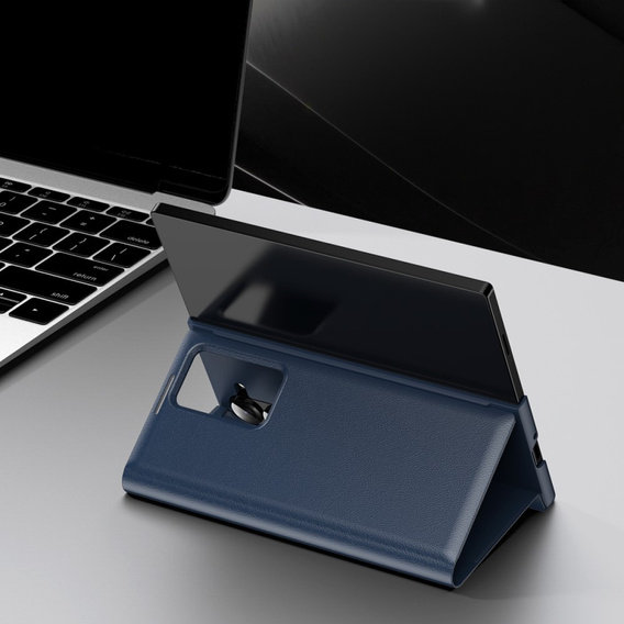 Etui z klapką do Samsung Z Fold5 5G, Smart View Wallet, granatowe