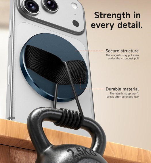 SURITCH MagSafe Magnetyczny uchwyt na palec, niebieski