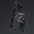 Etui BENKS do iPhone 17 Pro, Mist Metal Frame, do MagSafe, aktywny przycisk - czarny