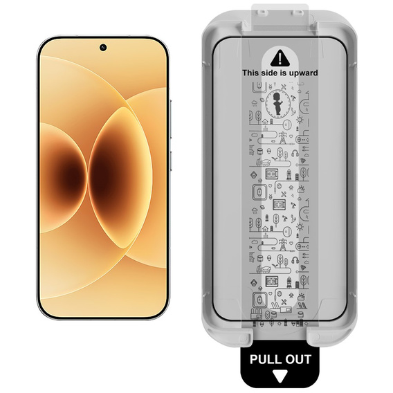 Szkło Hartowane IMAK do Xiaomi 17 / 17 Pro z ramką pozycjonującą, czarne