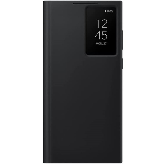 Oryginalne Etui Samsung do Galaxy S23 Ultra, S View Wallet Cover, Czarne
