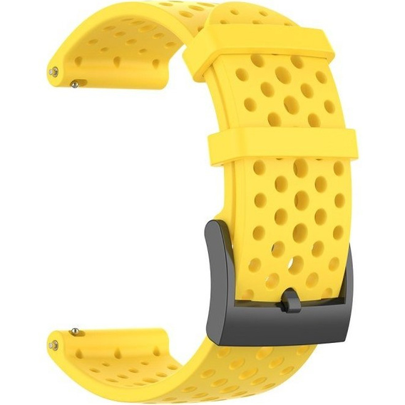 Pasek Silikonowy do zegarka Suunto Spartan Sport Wrist HRBaro / Suunto 9 / D5I - Light Yellow