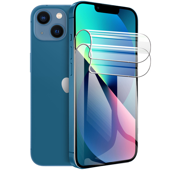 2x Folia Hydrożelowa do iPhone 13 mini, ERBORD Hydrogel Foil