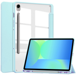 Etui do Samsung Galaxy Tab S10 FE+ Plus, Smartcase Hybrid, z miejscem na rysik, niebieskie