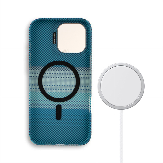 Etui do iPhone 14 Pro, Frame Kickstand, do MagSafe, Moon Blue