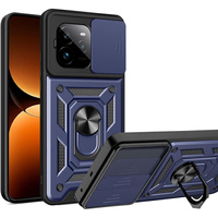 Etui pancerne do Realme GT 7 Pro, CamShield Slide, niebieskie