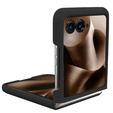 Etui do Motorola Razr 60 Ultra, PC Case, ze szkłem, czarne