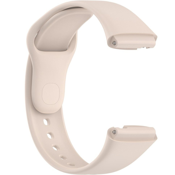 Pasek Silikonowy do Xiaomi Redmi Watch 3 Active, Beżowy