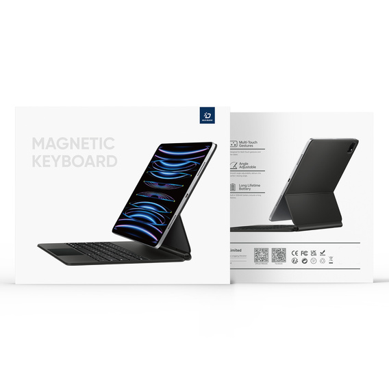 Etui z klawiaturą Bluetooth do Samsung Galaxy Tab S10 Ultra / S9 Ultra / S8 Ultra Dux Ducis – czarne