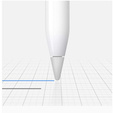 Końcówka do rysika Apple Pencil 1/2 (2 sztuki) - Biała