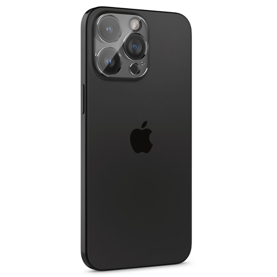 2x Spigen OPTIK.TR "EZ FIT", Szkło Hartowane na Aparat do iPhone 15 Pro / 15 Pro Max / 16 Pro / 16 Pro Max, Przezroczyste