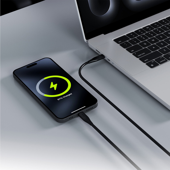 Allity AUC-02 – Kabel USB-C do USB-C 1 m, 100W - czarny