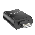 Adapter HOCO UA17 OTG USB-A (żeński) do Lightning (męski) – czarny