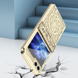 Etui do Samsung Galaxy Z Flip7 FE / Z Flip6, Mechanical Legend, złote