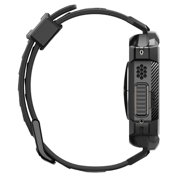 Pasek z etui Spigen do Apple Watch Ultra 1/2/3 49mm, Rugged Armor Pro, Czarny